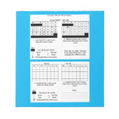 Bloc-notes pour le suivi de l'humeur (Devant)