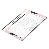 Bloc-notes pour le suivi hebdomadaire des habitude (Incliné)