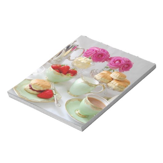 Bloc-notes pour le thé de l'après-midi (Tourné)