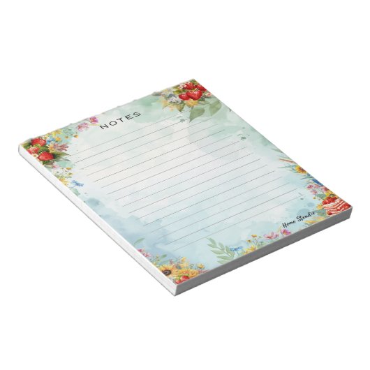 Bloc-notes pour le traitement de la fraise (Incliné)