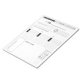 Bloc-notes pour l'enseignant/planificateur de bure (Incliné)