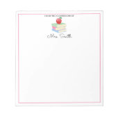 Bloc-notes pour l'enseignant Retour à l'école (Devant)