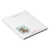 Bloc-notes pour les amateurs de livres d'écureuils (Incliné)