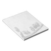 Bloc-notes pour les chouettes de crêpe pour bébé (Incliné)