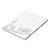 Bloc-notes pour les chouettes de crêpe pour bébé (Tourné)