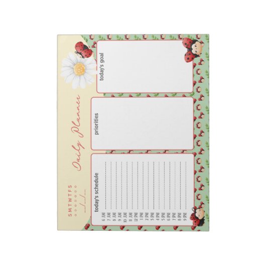 Bloc-notes pour les enfants de LadyBugs (Tourné)