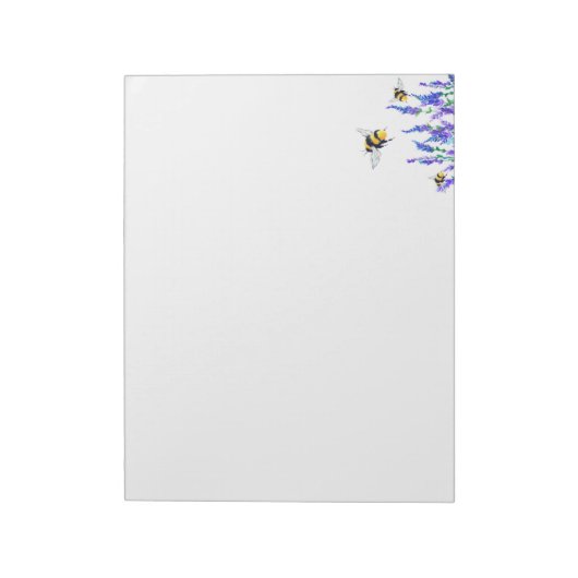 Bloc-notes pour les fleurs et les abeilles de prin (Tourné)