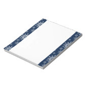 Bloc-notes pour les flocons de neige de Noël (Tourné)