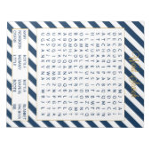 Bloc-notes pour les jeux de Baby shower de recherc (Devant)