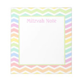 Bloc-notes pour les notes de Mitzvah (Devant)