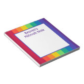 Bloc-notes pour les notes de Mitzvah pour garçons (Incliné)