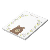 Bloc-notes pour les ours de Woodland (Tourné)