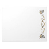 Bloc-notes pour les papillons élégants (Devant)