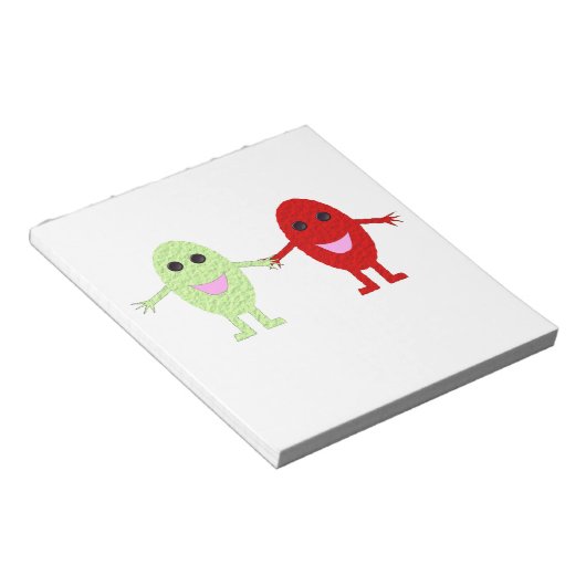 Bloc-notes pour les raisins d'amitié (Incliné)