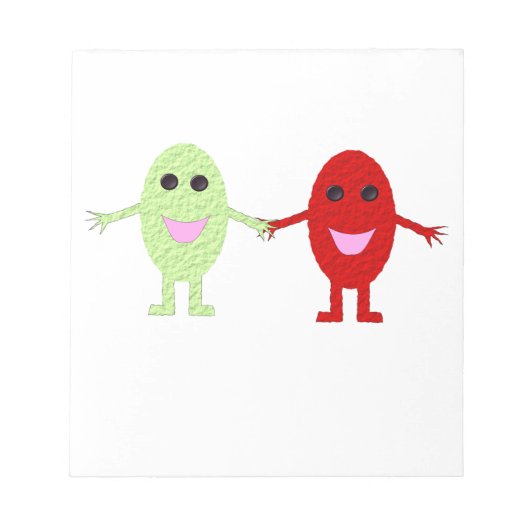 Bloc-notes pour les raisins d'amitié (Devant)