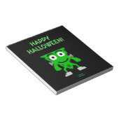 Bloc-notes pour les salutations d'Halloween Franke (Incliné)
