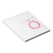 Bloc-notes pour l'ours de tournesol (Incliné)