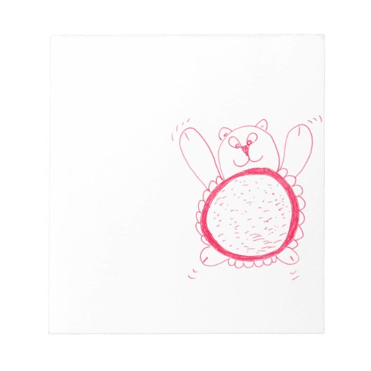 Bloc-notes pour l'ours de tournesol (Devant)