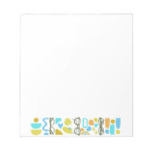 Bloc-notes pour lunettes funky (Devant)