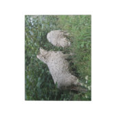 Bloc-notes pour manger des moutons mignons Feuille (Tourné)