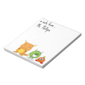 Bloc-notes pour monstres de l'enseignant modifiabl (Tourné)