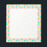 Bloc-notes pour motif à points rétro Rainbow<br><div class="desc">Bloc-notes pour motif à points rétro Rainbow</div>