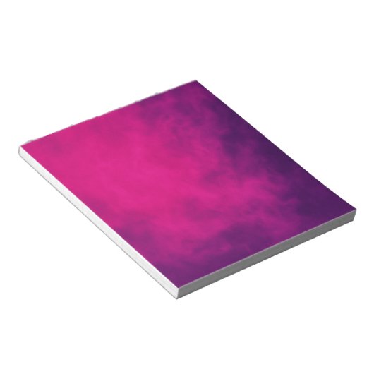 Bloc-notes pour Motif de fumée rose et violet - pe (Incliné)