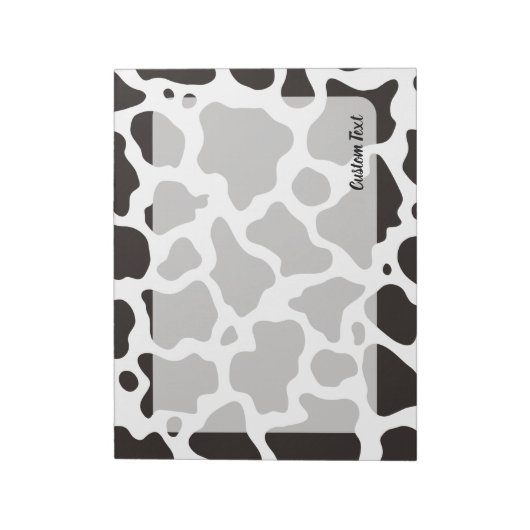 Bloc-notes pour Motif de vache (Tourné)