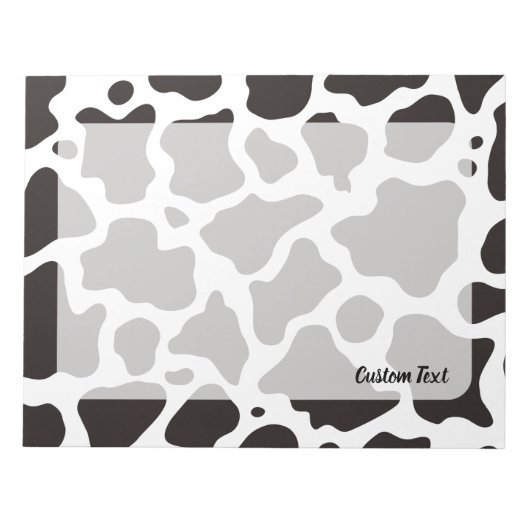 Bloc-notes pour Motif de vache (Devant)