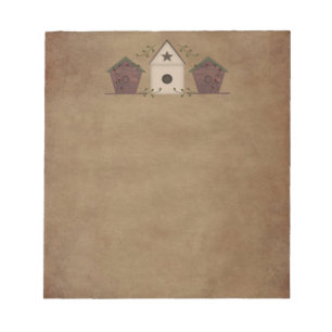 Bloc-notes pour oiseaux primitifs