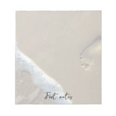 Bloc-notes pour pieds (Devant)