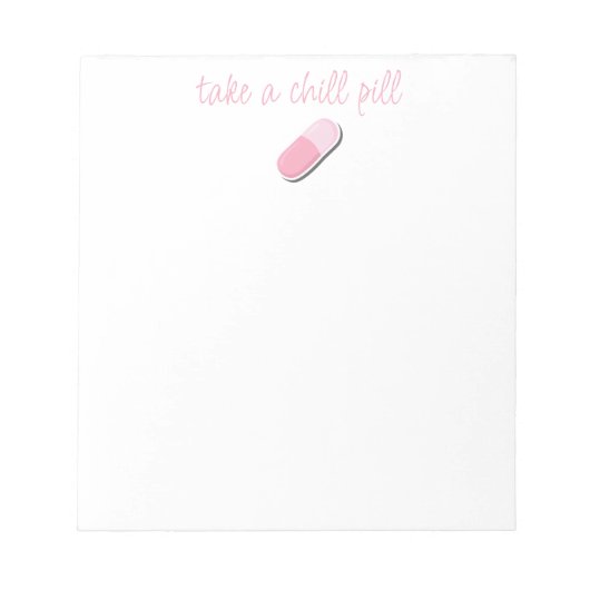 Bloc-notes pour pilule (Devant)