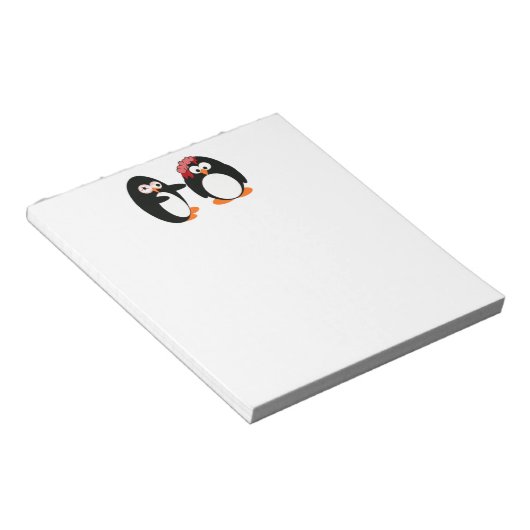Bloc-notes pour pingouins Zombie (Incliné)