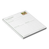 Bloc-notes pour plan de jardin (Incliné)