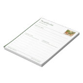 Bloc-notes pour plan de jardin (Tourné)