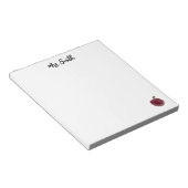 Bloc-notes pour POMME D'EAU PERSONNALISÉ (Incliné)