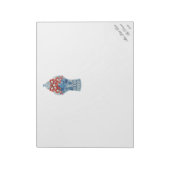 Bloc-notes pour pot de gingembre bleu et blanc de  (Tourné)