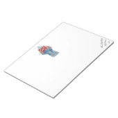 Bloc-notes pour pot de gingembre bleu et blanc de  (Incliné)