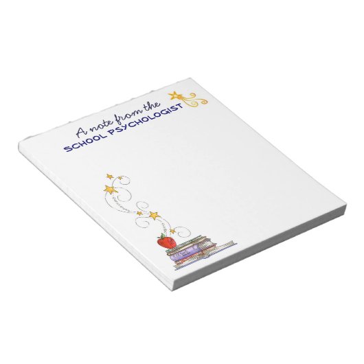 Bloc-notes pour psychologue scolaire (Incliné)
