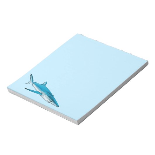 Bloc-notes pour requin bleu (Prionace glauca) (Tourné)