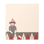 Bloc-notes pour singe Jacquard (Devant)