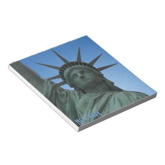Bloc-notes pour souvenirs de New York Statue des c (Incliné)