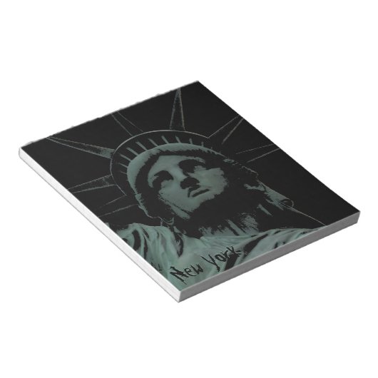 Bloc-notes pour souvenirs de New York Statue des c (Incliné)