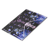 Bloc-notes pour stylo noir Orphelin "Processus de  (Incliné)