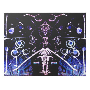 Bloc-notes pour stylo noir Orphelin "Processus de 