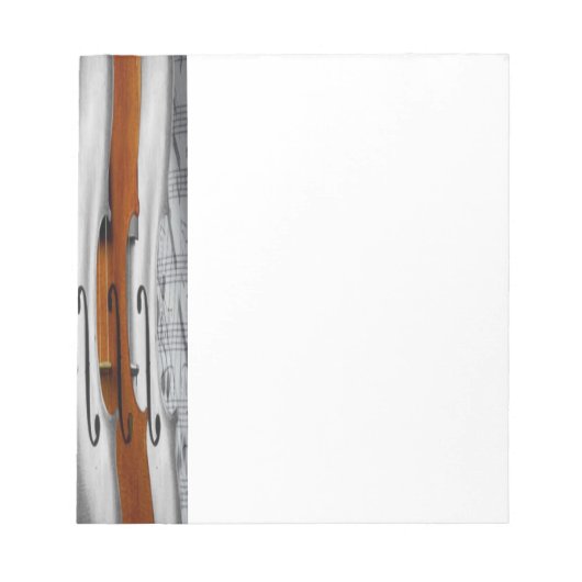 Bloc-notes pour violons (Devant)