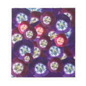 Bloc-notes pourpre tulipes (Devant)