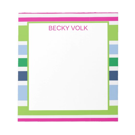 Bloc-notes Preppy (Devant)