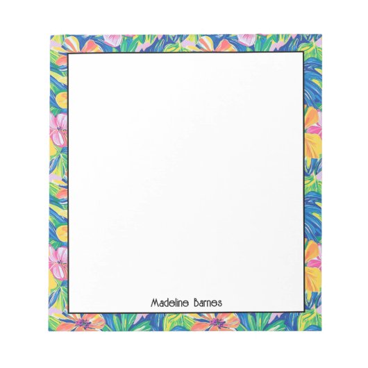 Bloc-notes préppy coloré (Devant)