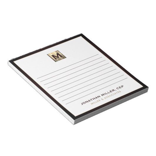 Bloc-notes professionnel de luxe (Incliné)